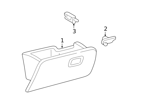 Glove Box for 2000 Ford F-250 Super Duty #0