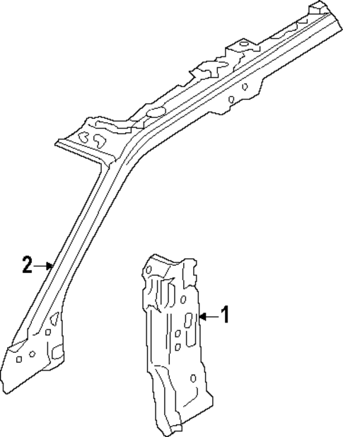 Hinge Pillar for 2025 Lincoln Navigator #0