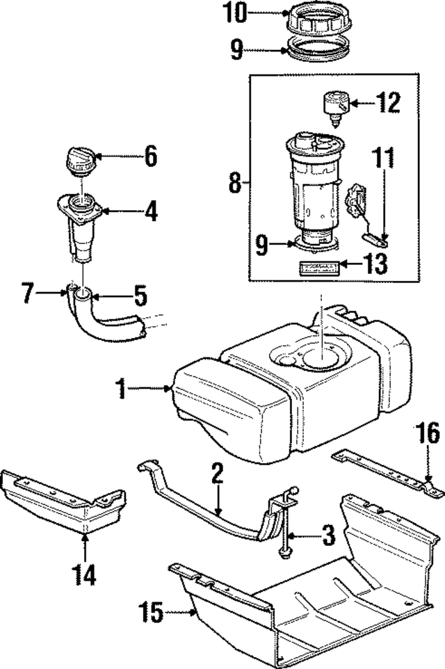 5012953AE - Air &amp; Fuel Delivery: Electric Fuel Pump for Mopar Image