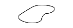 98755547500 - Body: Door Gasket for Porsche: Cayman Image