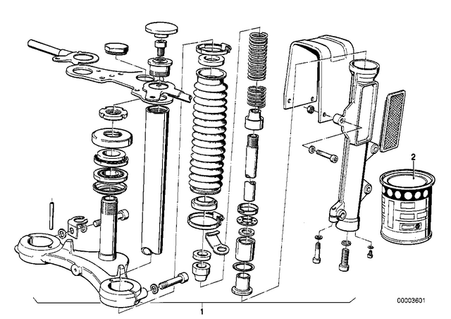 31427652283 - Front Axle, Front Suspension: Telescoping Fork Oil - 5000ML Sae10 for BMW-Motorrad Image
