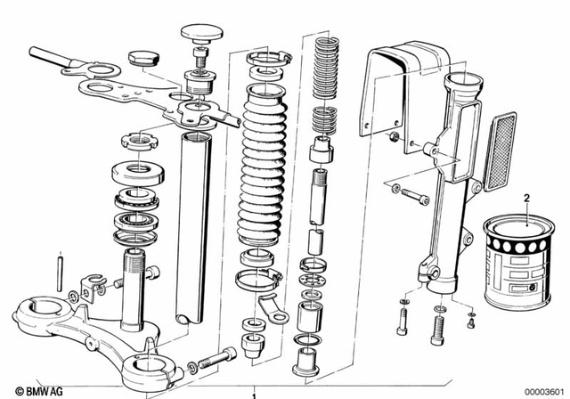 31427652283 - Front Axle, Front Suspension: Telescoping Fork Oil - 5000ML Sae10 for BMW-Motorrad Image