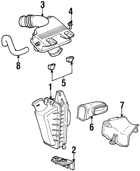 Air Intake for 1997 Dodge Grand Caravan #0