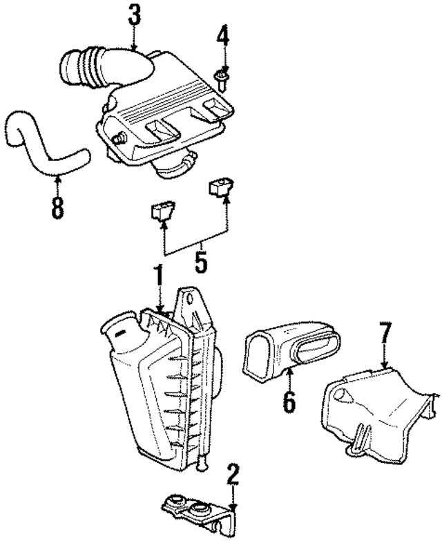 4612442 - Engine: Air Cleaner Assembly Bracket for Mopar Image