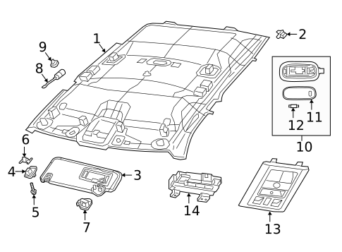 Interior Trim - Cab for 2020 Ram 2500 #3