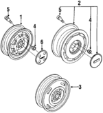 4030085M28 - : Wheel, Alloy for Nissan Image