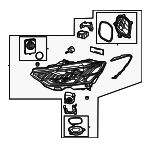 4K8941085E - : Headlamp Assembly for Audi: RS6 Avant, RS7 Sportback Image