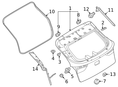 Gate & Hardware for 2023 Nissan ARIYA #0