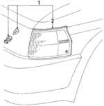 8161016130 - Electrical: Park Lamp for Toyota: Tercel Image