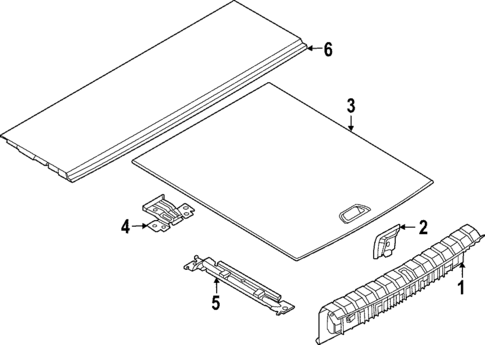 Interior Trim - Rear Body for 2022 BMW 430i Gran Coupe #2