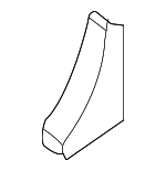 4F0857593JEP5 - : Mirror Inside Lower Cover for Audi: A3, A3 Quattro Image