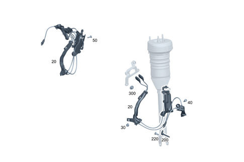 Front Axle Wiring for 2026 Mercedes-Benz Maybach EQS 680 SUV #0