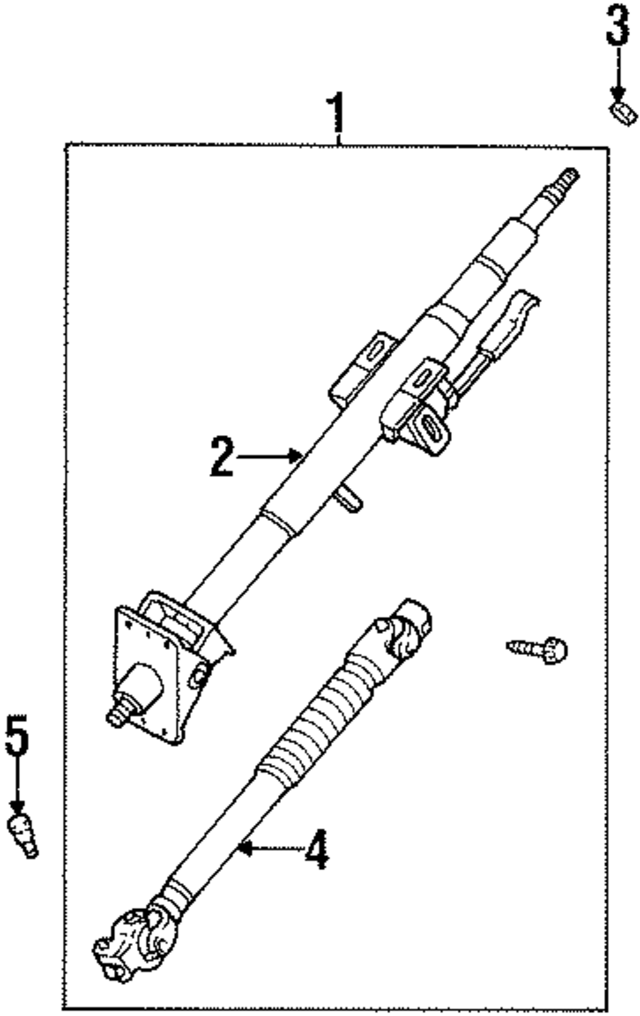 K08A3210XH - : Steering Column for Kia Image