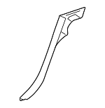 6255150080A1 - : Lower Quarter Trim for Lexus: LS460, LS600h Image