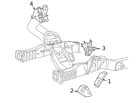 Engine & Trans Mounting for 2001 Ford E-150 Econoline #0