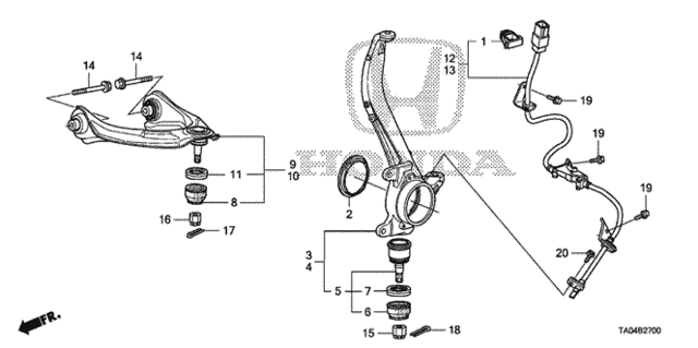 Knuckle for 2010 Honda Accord #0