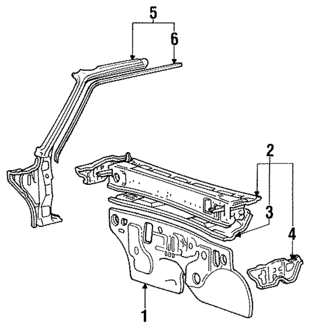 MB637128 - Body: Dash Panel for Mopar Image