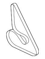 11287631827 - : Serpentine Belt for BMW: 750i, 750Li Image