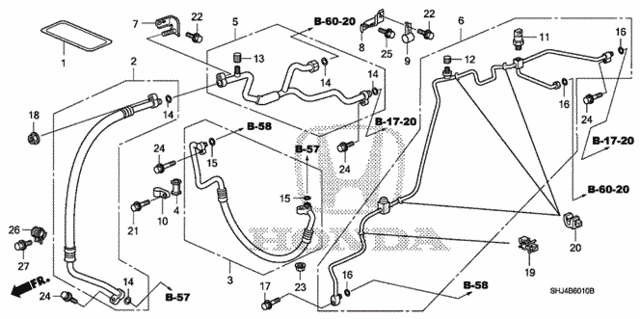 A/C Hoses - Pipes for 2007 Honda Odyssey #0