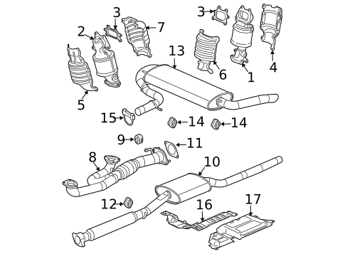 Exhaust Manifold for 2007 Saturn Vue #0