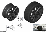 36116885455 - : Disk Wheel Light-Alloy Bla 36907113 for BMW Image