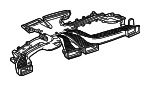 86772634 - Body: Defroster Duct for Acura Image