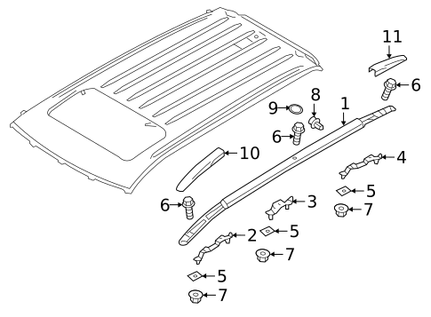 Luggage Carrier for 2014 Mitsubishi Outlander #0