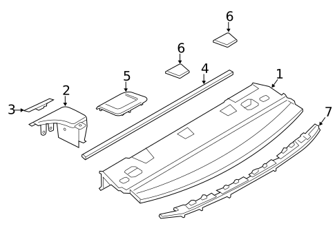Interior Trim - Rear Body for 2015 BMW 228i #0
