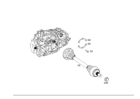 Axle Shaft for 2016 Mercedes-Benz AMG GT S #0