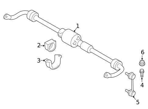 Stabilizer Bar & Components for 2019 BMW 640i xDrive Gran Coupe #4