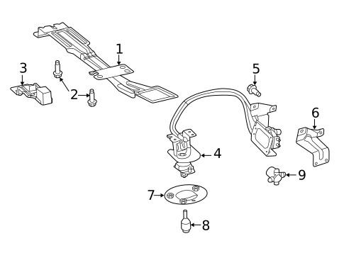 Spare Tire Carrier for 2022 Ram ProMaster 2500 #0