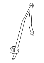 88954351 - Electrical: Belt &amp; Retractor for Chevrolet: Impala Image