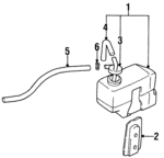 MR239220 - : Tank Assembly Mount Bracket for Mitsubishi Image