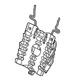 5N0881880G - Body: Lumbar Support for Audi: A3, A3 Quattro, A3 Sportback e-tron, A5, A5 Quattro, A6, A6 Quattro, A7 Quattro, Q3, Q3 Quattro, Q5, RS5, RS7, S3, S5, S6, S7, SQ5 Image