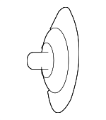 91568TA5003 - Body: Door Weather-strip Clip for Honda: Accord, Accord Crosstour, Civic, CR-V, Crosstour, HR-V, Insight Image