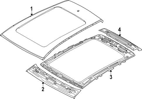 Roof & Components for 2023 Genesis Electrified GV70 #0