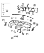 68102167AA - Interior Trim: Instrument Panel Reinforcement for Mopar Image
