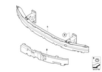 51117895740 - : Carrier, Bumper Front for BMW Image