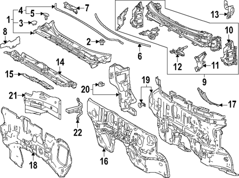 Cowl for 2025 Lexus RX350h #0
