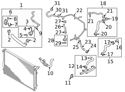 Hoses & Lines for 2014 Volkswagen Passat #2