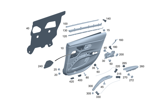 2979069904 - Electrics and Function: Projector for Mercedes-Benz: EQE 350, EQE 350+, EQE 500, EQE AMG, EQS 450, EQS 450+, EQS 580, EQS AMG Image
