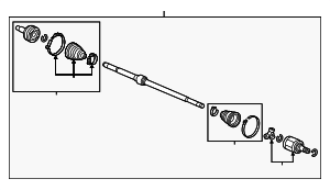 44305TR2305 - : Axle Assembly for Acura Image