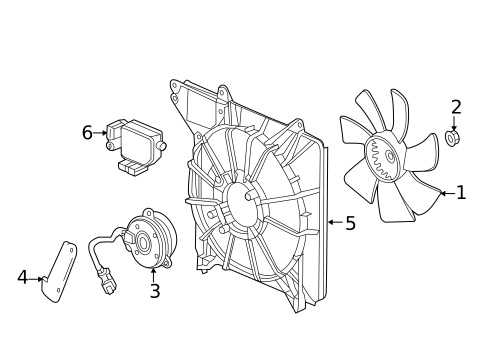 Condenser Fan for 2018 Acura RLX #0