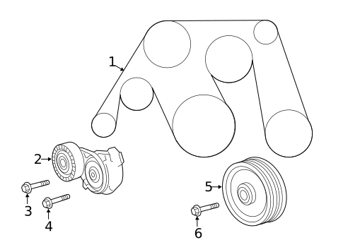 Belts & Pulleys for 2018 Lexus LC500 #0