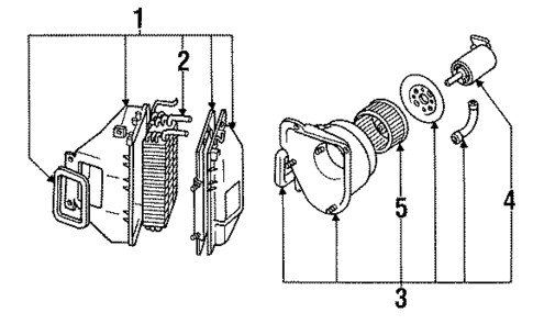 Heater Components for 1988 Jeep J10 #0