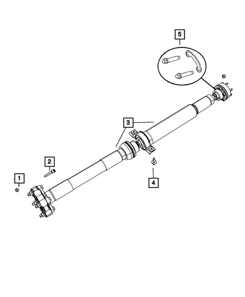 Drive Shaft for 2011 Jeep Grand Cherokee #0