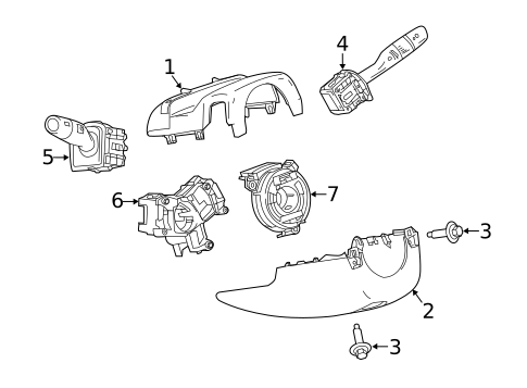 Switches for 2021 Chevrolet Malibu #0