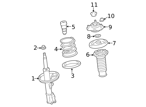 Struts & Components for 2018 Toyota Corolla #0