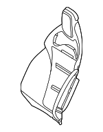 23692015033F59 - Body: Seat Back Cushion for Mercedes-Benz Image