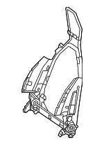2369102306 - : Seat Back Frame for Mercedes-Benz Image